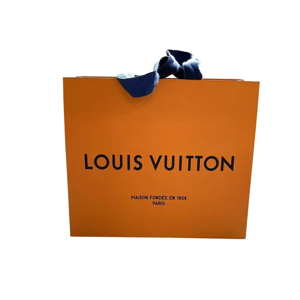 Two Authentic Louis Vuitton Shopping Bags Holiday Large & Classic Small - Picture 8 of 11